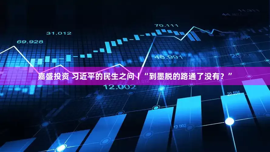 嘉盛投资 习近平的民生之问丨“到墨脱的路通了没有？”